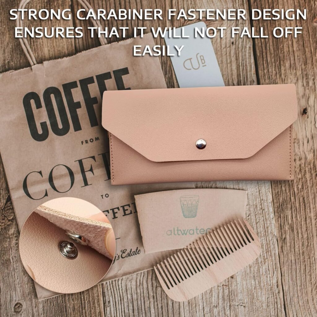 BLMHTWO Cash Wallets for Women, Reusable Envelopes for Cash Leather Cash Envelope Wallet Men and Women Cash Wallet Envelope for Budgeting Cash Check Billing（Pink）