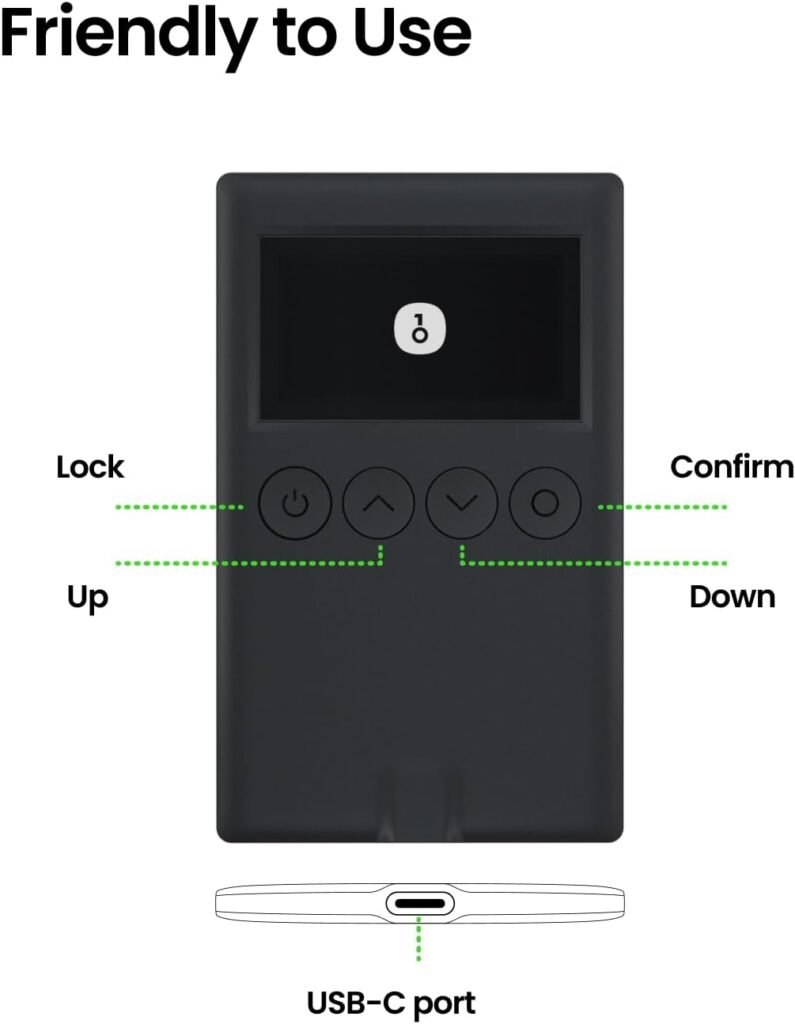 Open Source Crypto Wallet OneKey Classic 1S, Hardware Wallet w/Bluetooth  NFT Support, EAL 6+ Cold Storage, 100% Offline, Tamperproof, Stores Private Keys, Seeds  Crypto Assets BTC ETH...